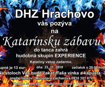 Katarínska zábava 23. 11. 2019