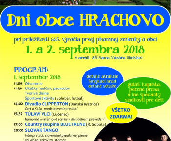 Dni obce Hrachovo 2018