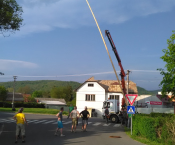 Stavanie mája 30.4.2018
