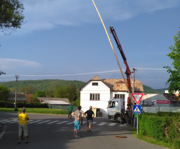 Stavanie mája 30.4.2018
