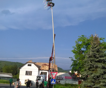 Stavanie mája 30.4.2018