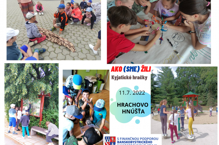 Denný letný tábor Ako (sme) žili od 11. 07. 2022 do 15. 07. 2022