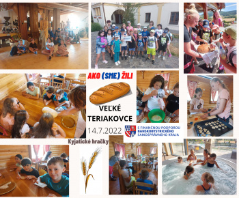 Denný letný tábor Ako (sme) žili od 11. 07. 2022 do 15. 07. 2022