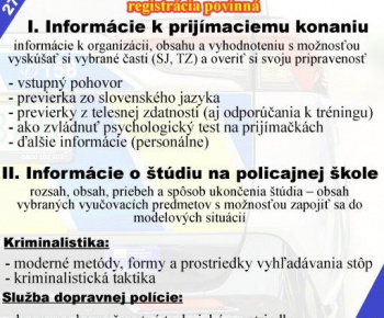Náborová kampaň Policajného zboru pod názvom „Staň sa policajtom na jeden deň“