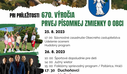 Dni obce Hrachovo 2023 