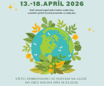 Deň Zeme od 13. 04. 2026 do 18. 04. 2026