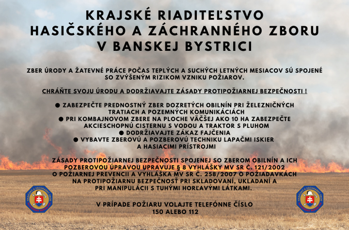 Zber úrody a žatevné práce