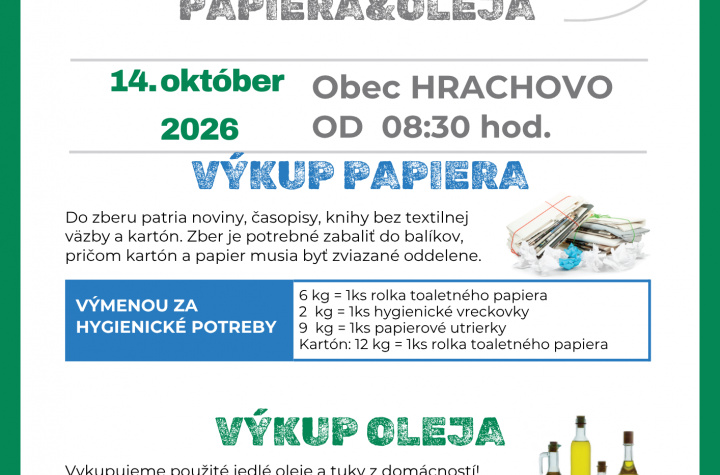 Výkup papiera 14. 10. 2026
