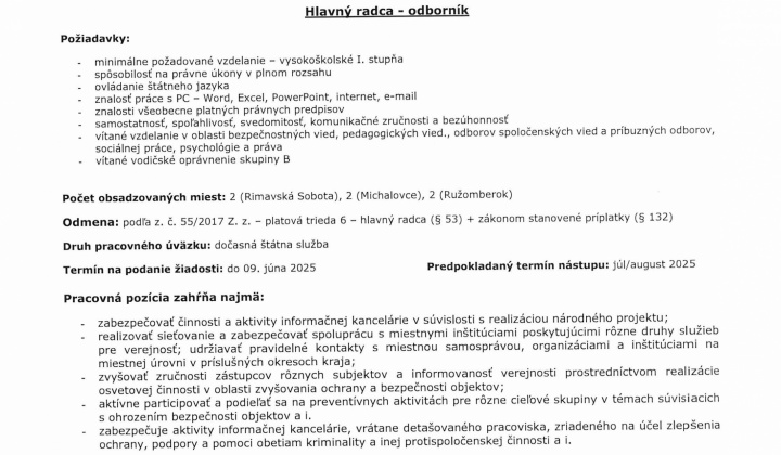 Hľadáme šikovnách ľudí v regiónoch - Ponuka práce